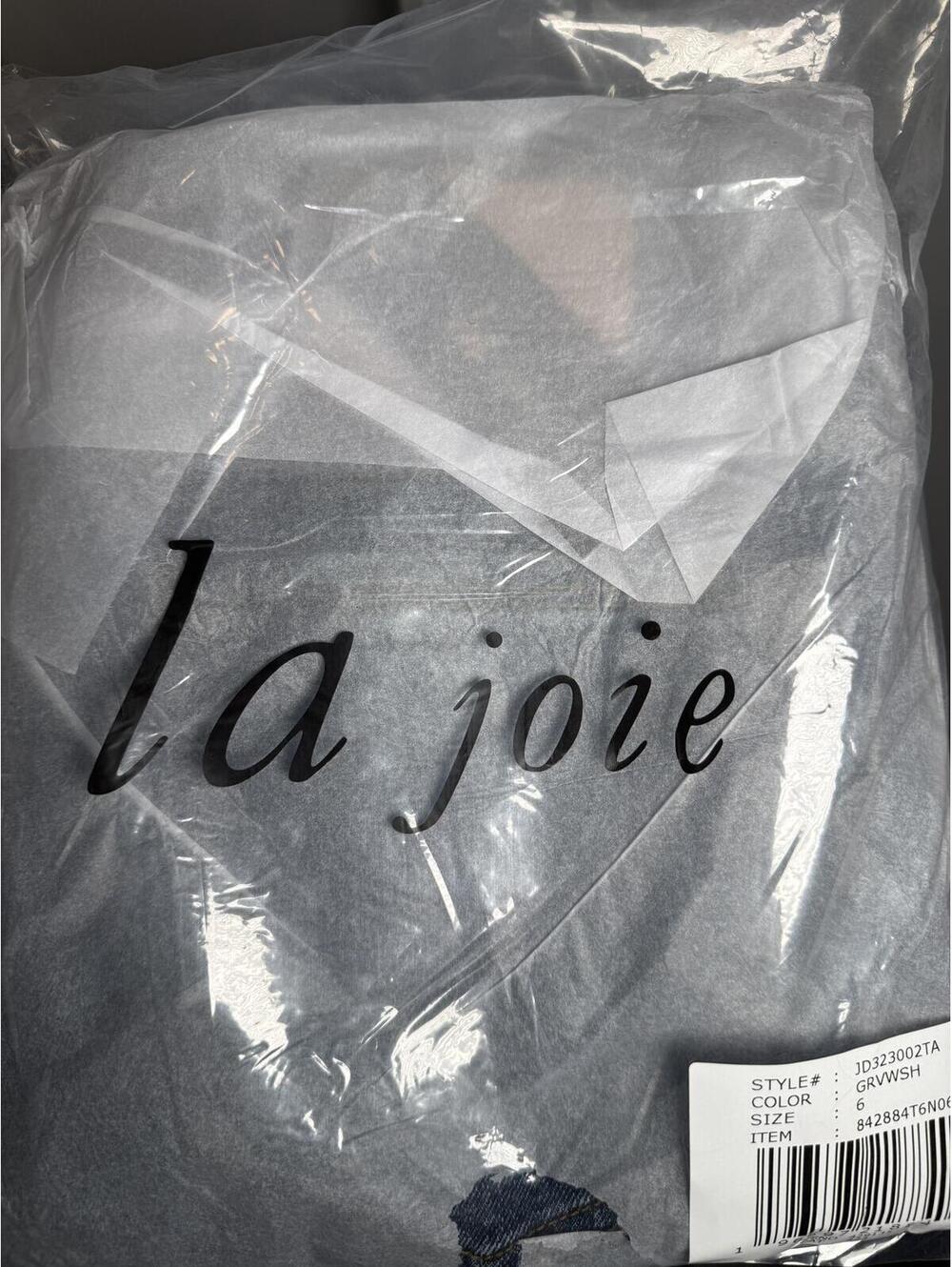 NWT La Joie Women's Gray Wash Denim Jeans Size 6 - Picture 6 of 7